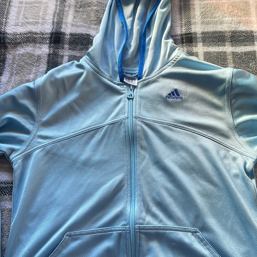 Girls pull over zip up hoodie